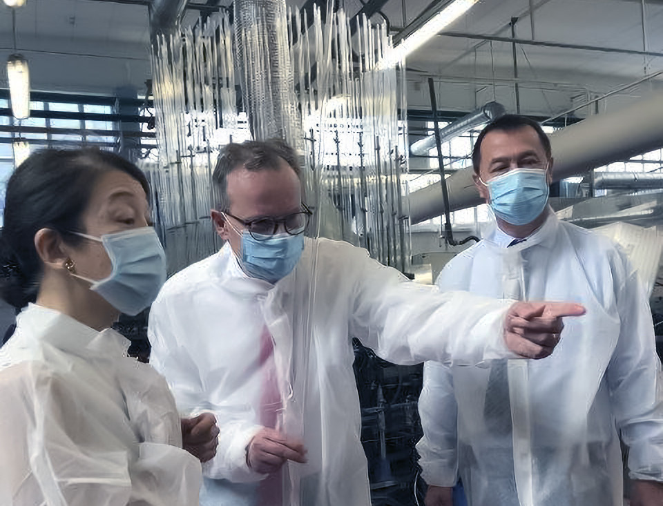 japanese ambassador on the plant in Croatia