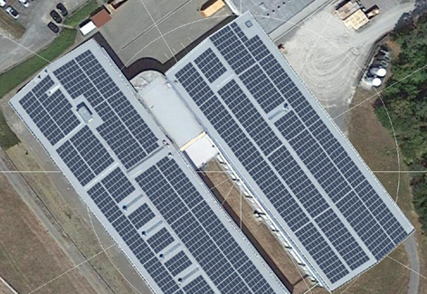 NPG plant with solar panels