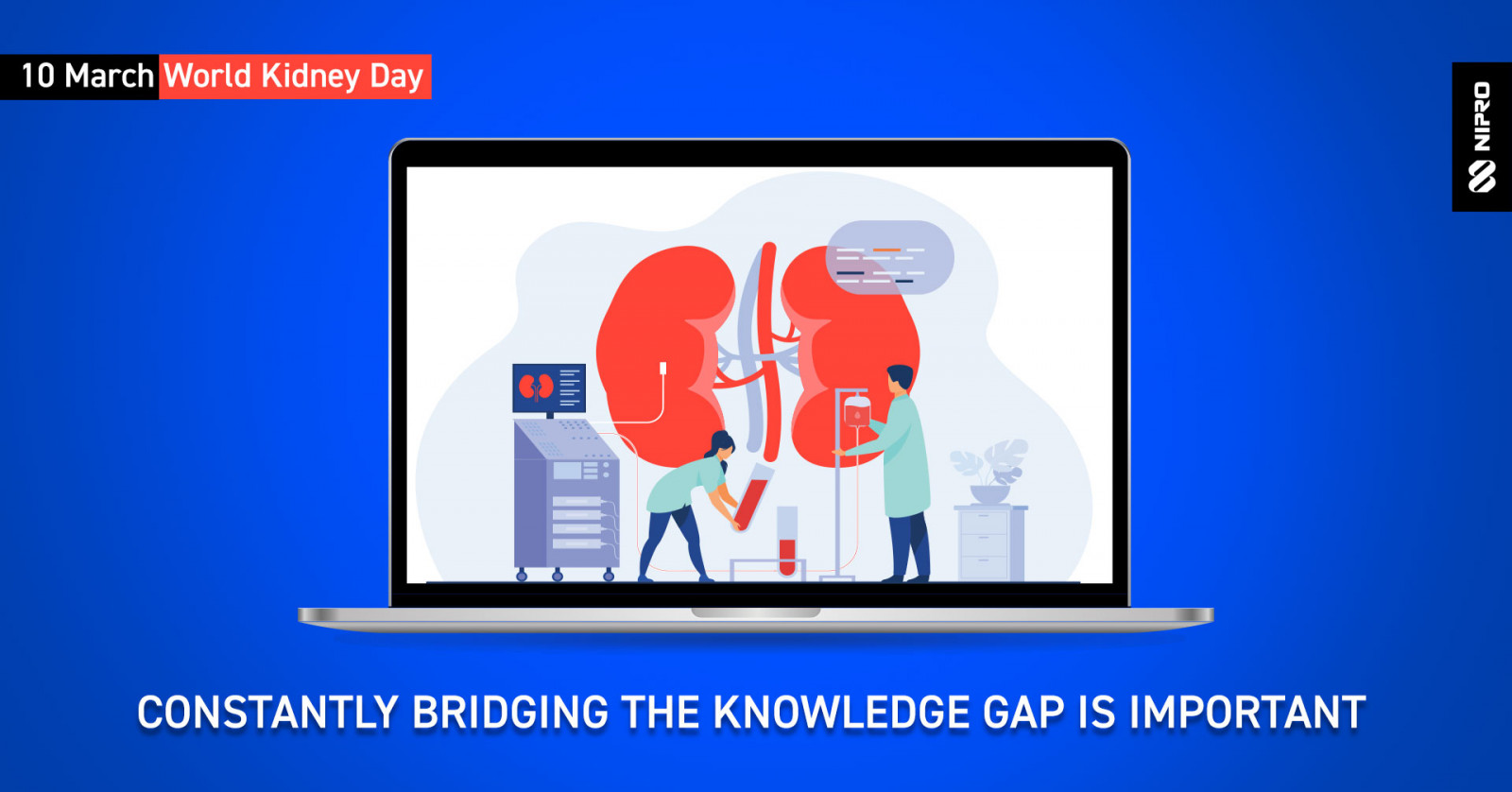International Kidney day 2022 - bridging the knowledge gap is important