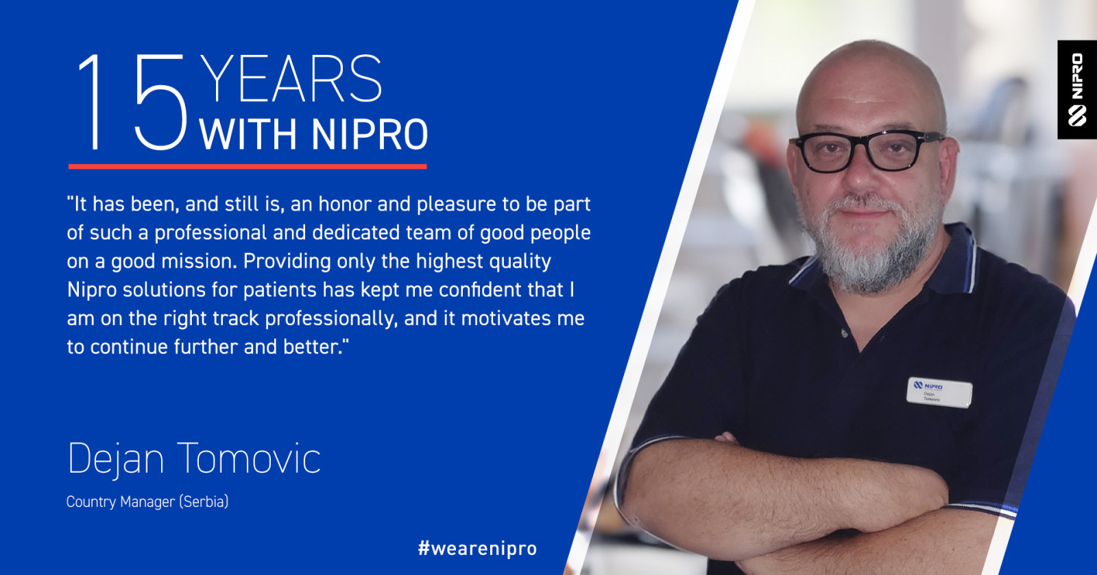 Years of Service - Dejan Tomovic