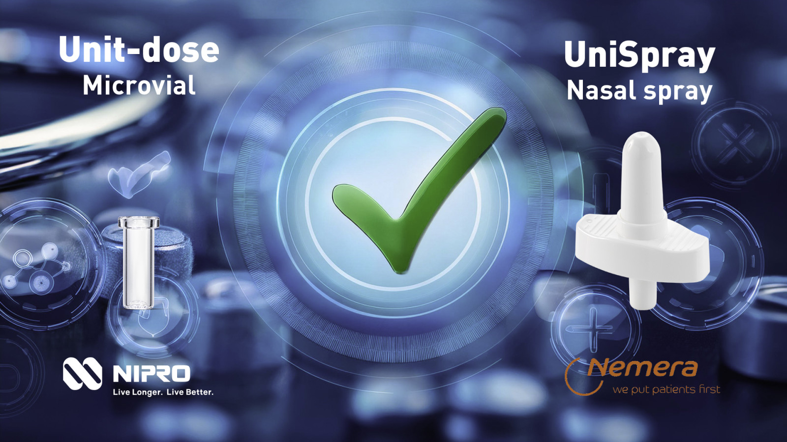 Unit-dose & Nemera Unispray compatibility