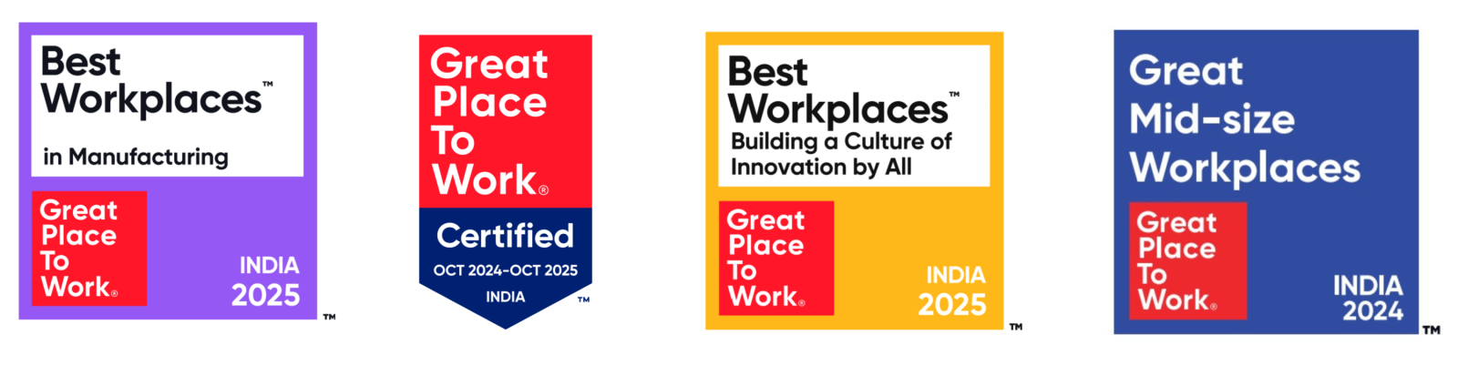 Great place to work 2025 - India